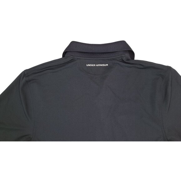 Under Armour Wrigley Field 100 Years Polo Shirt Men Large Black Cubs Anniversary - Picture 8 of 9